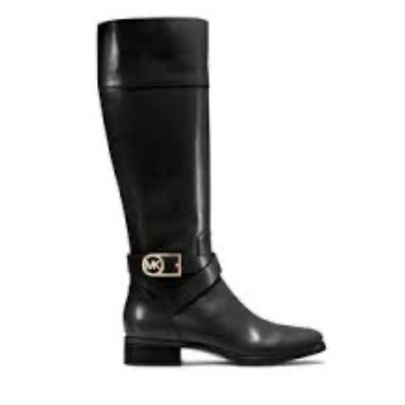 Michael Kors Black Bryce Knee-High Riding Boots Size 5.5” - Picture 1 of 7